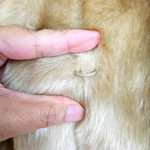 Dennis By Dennis Basso women's Golden Tan Elegant Faux Fur Lined  Coat Jacket 1X - Picture 11 of 11